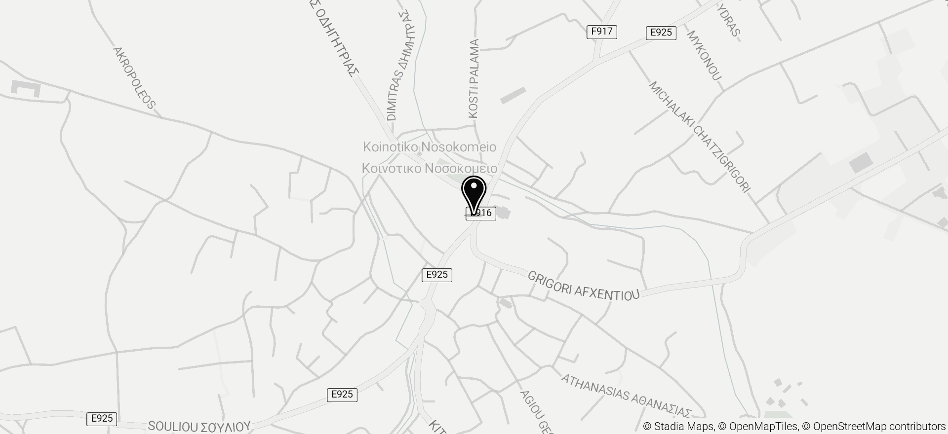 Property location map