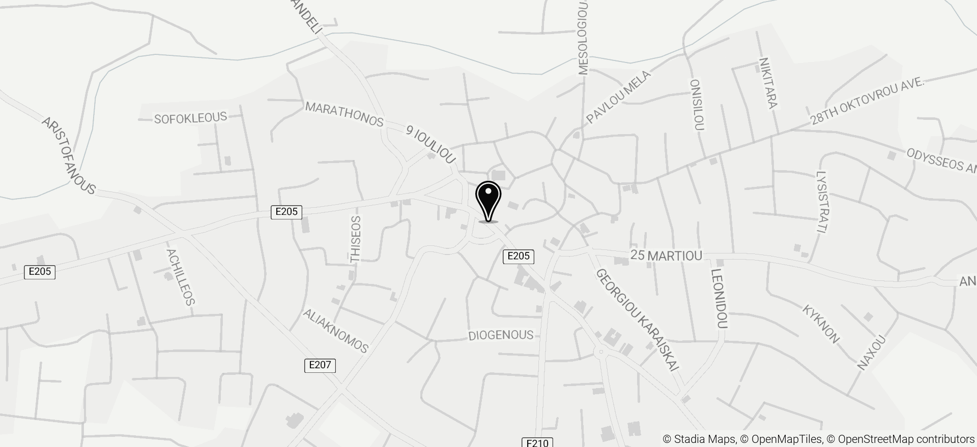 Property location map